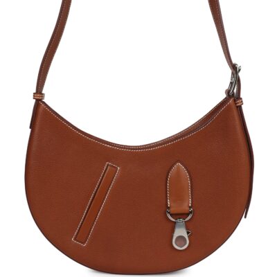 Hermes P'tit Arcon Bag Fauve Barenia Faubourg PHW