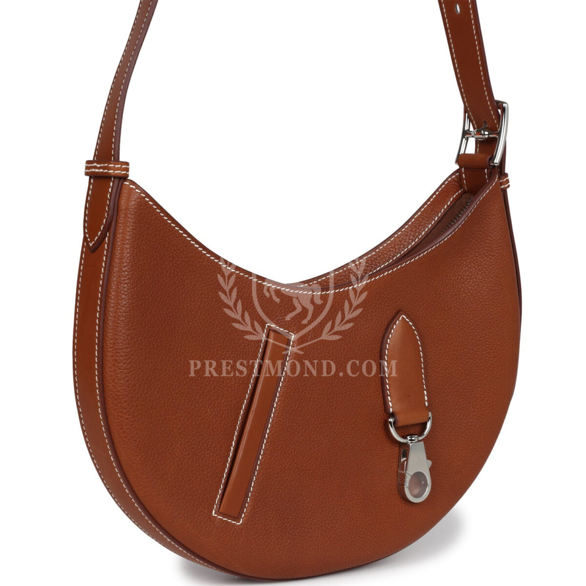 Hermes P'tit Arcon Bag Fauve Barenia Faubourg PHW — изображение 2