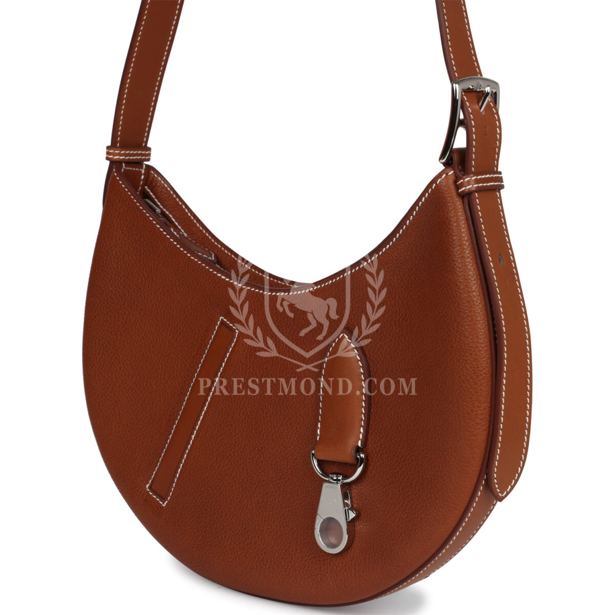 Hermes P'tit Arcon Bag Fauve Barenia Faubourg PHW — изображение 5
