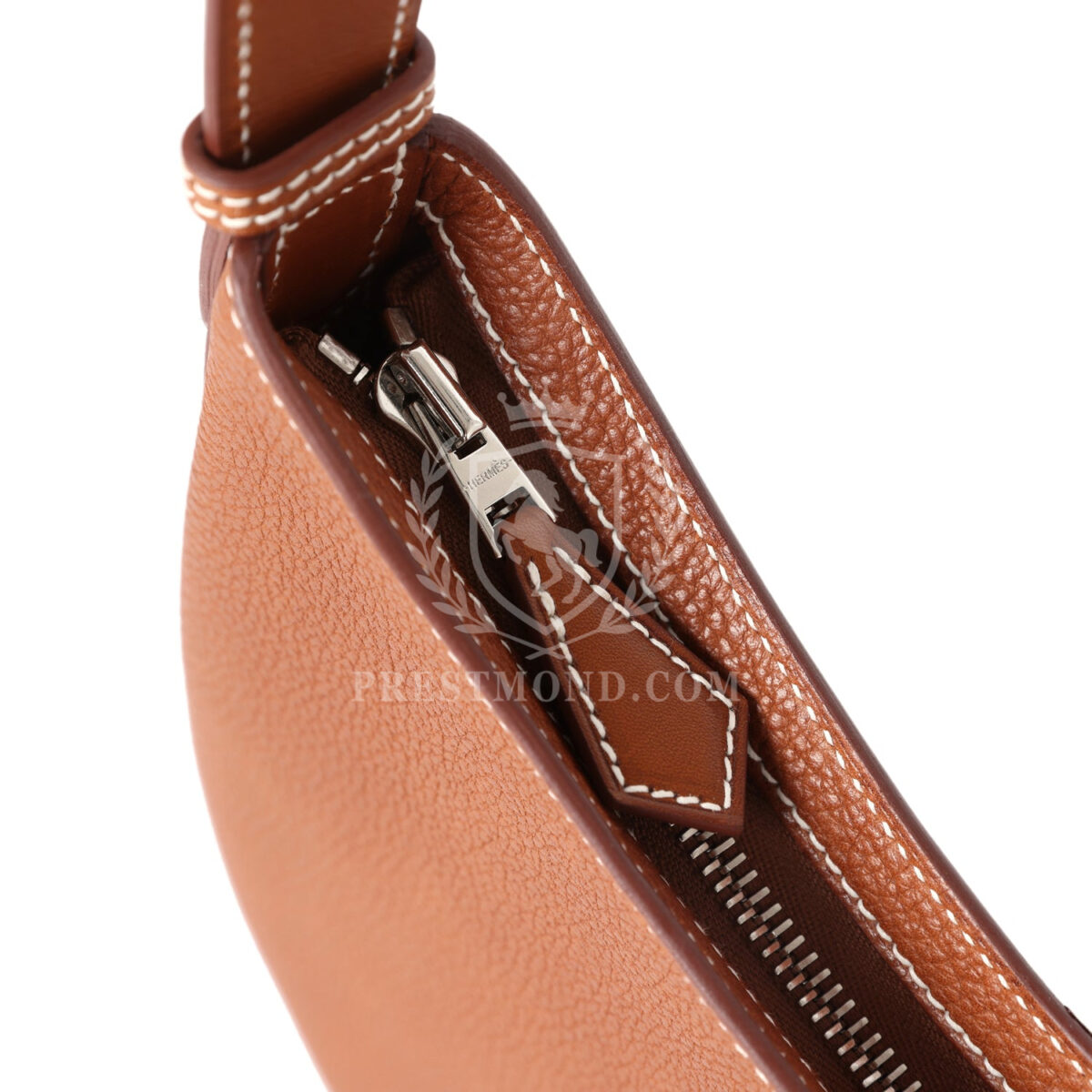 Hermes P'tit Arcon Bag Fauve Barenia Faubourg PHW — изображение 8