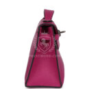 Hermes Kelly Pochette Rose Pourpre Swift PHW