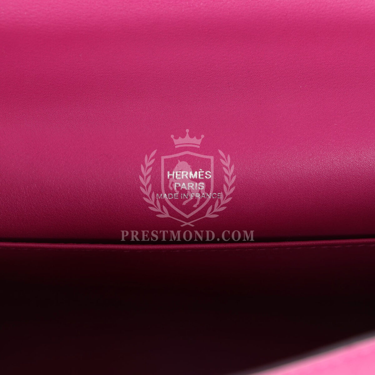 Hermes Kelly Pochette Rose Pourpre Swift PHW — изображение 7