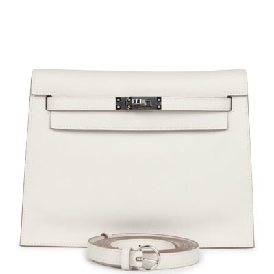 Hermes Kelly Danse Gris Pale Swift PHW
