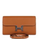 Hermes Constance To Go Wallet Toffee Epsom PHW