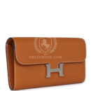 Hermes Constance To Go Wallet Toffee Epsom PHW
