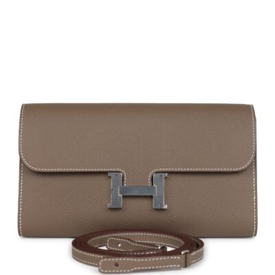 Hermes Constance Wallet To Go Etoupe Epsom PHW