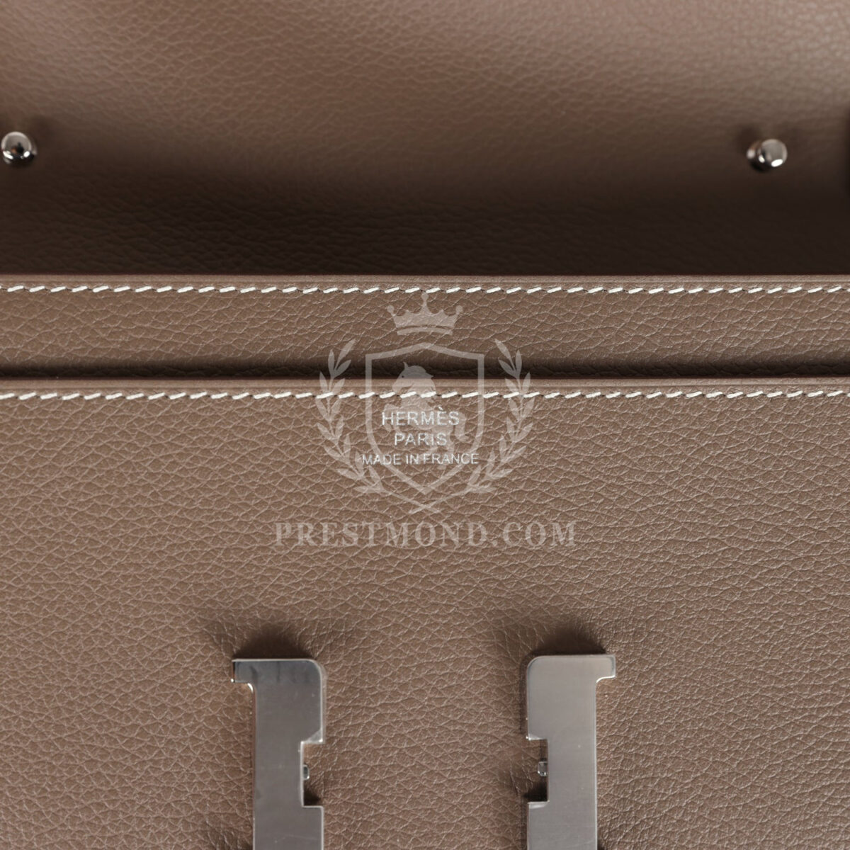 Hermes Constance Wallet To Go Etoupe Evercolor PHW — изображение 7