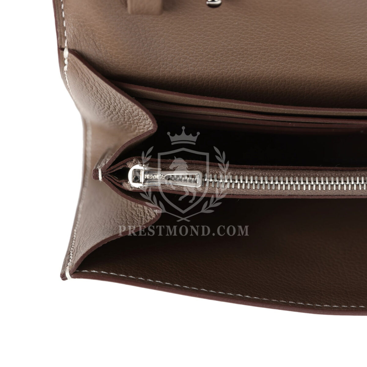 Hermes Constance Wallet To Go Etoupe Evercolor PHW — изображение 9