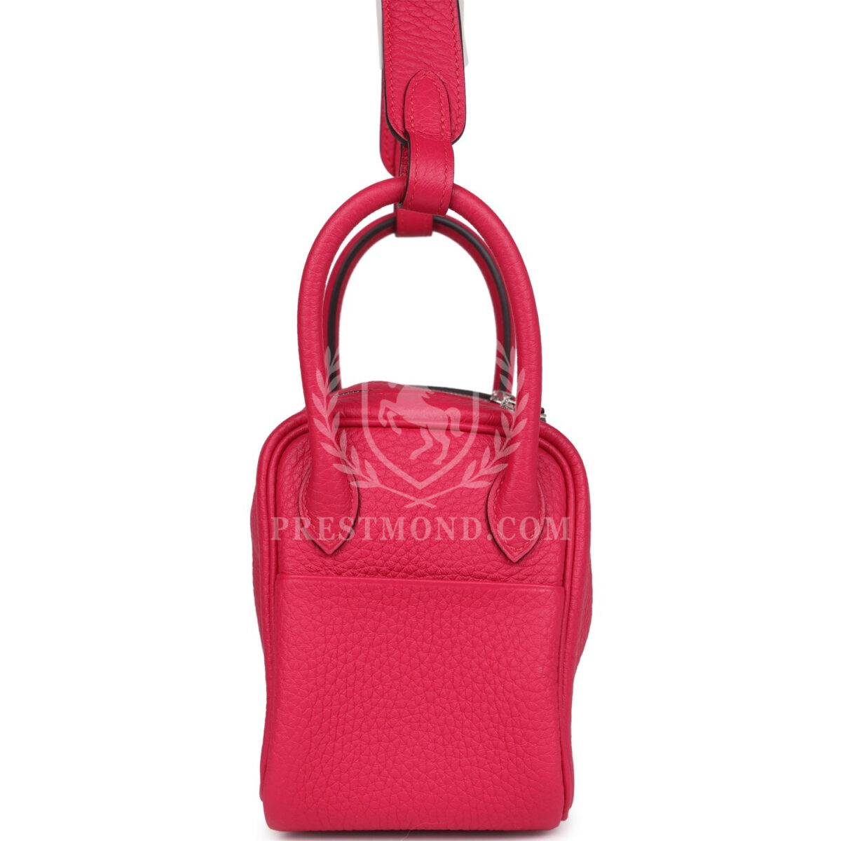 Hermes Mini Lindy Framboise Clemence PHW — изображение 3