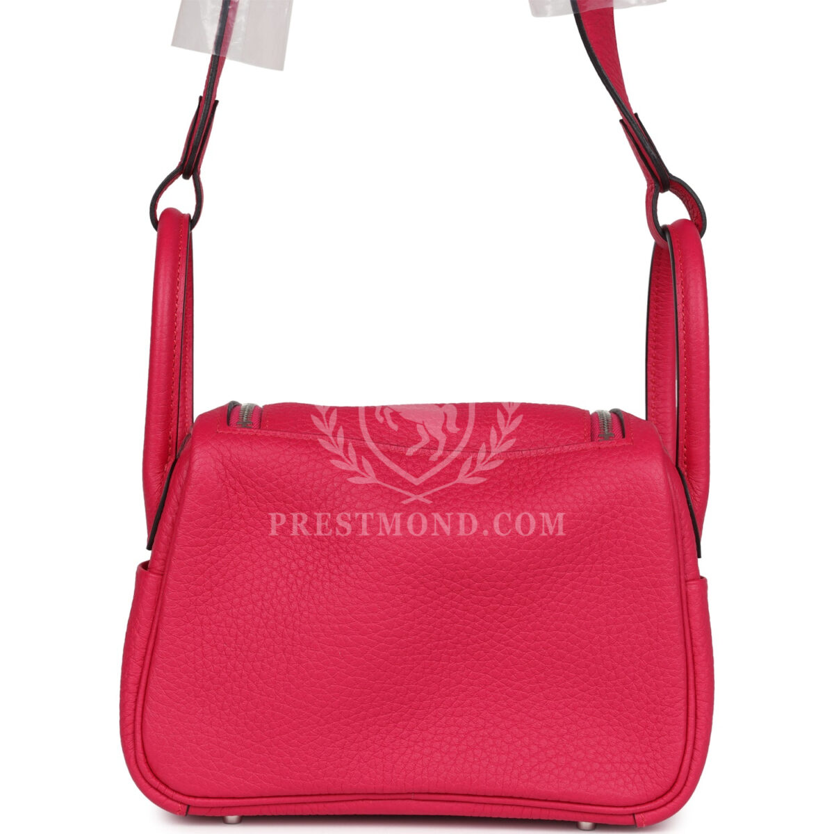 Hermes Mini Lindy Framboise Clemence PHW — изображение 4