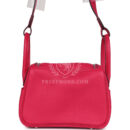Hermes Mini Lindy Framboise Clemence PHW