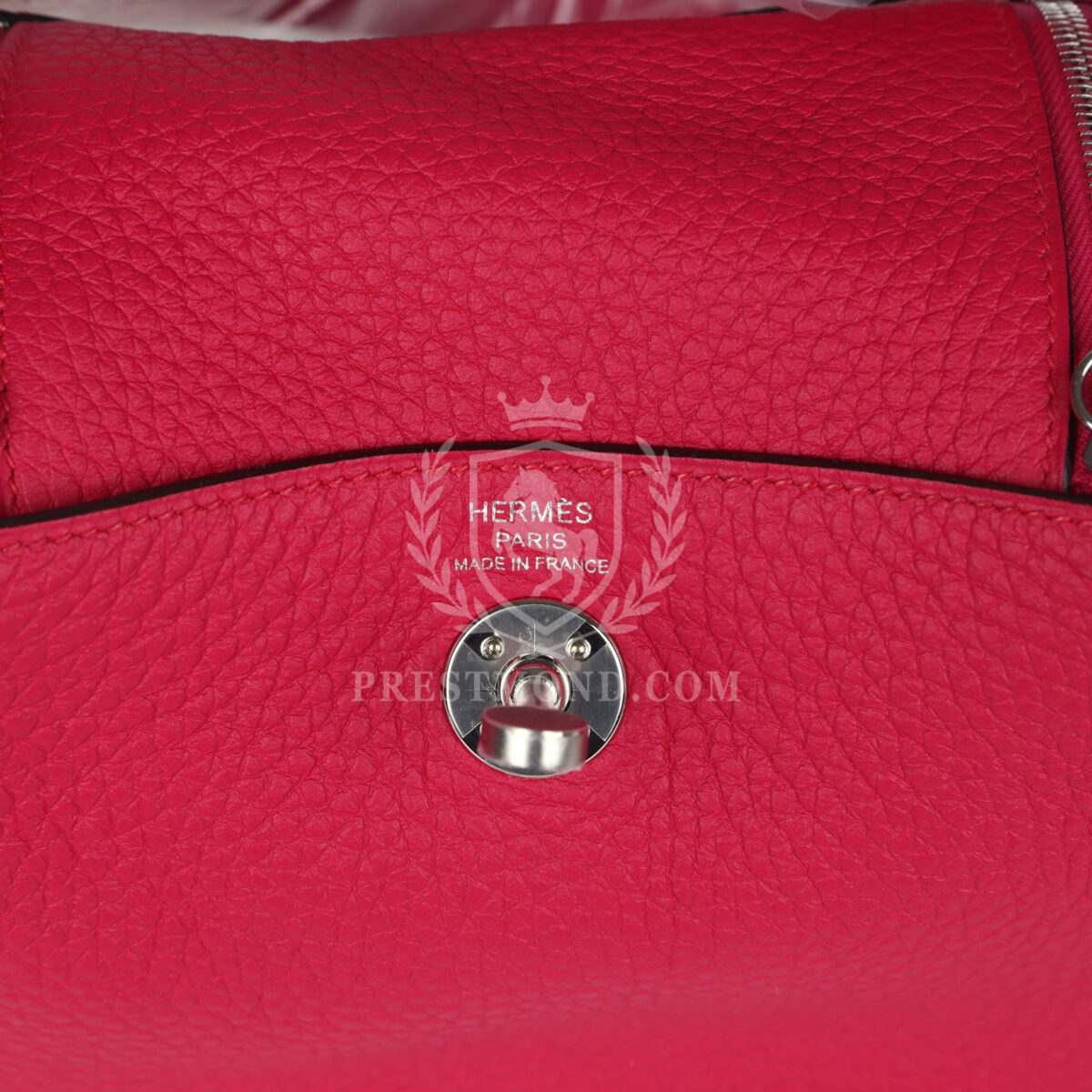 Hermes Mini Lindy Framboise Clemence PHW — изображение 8