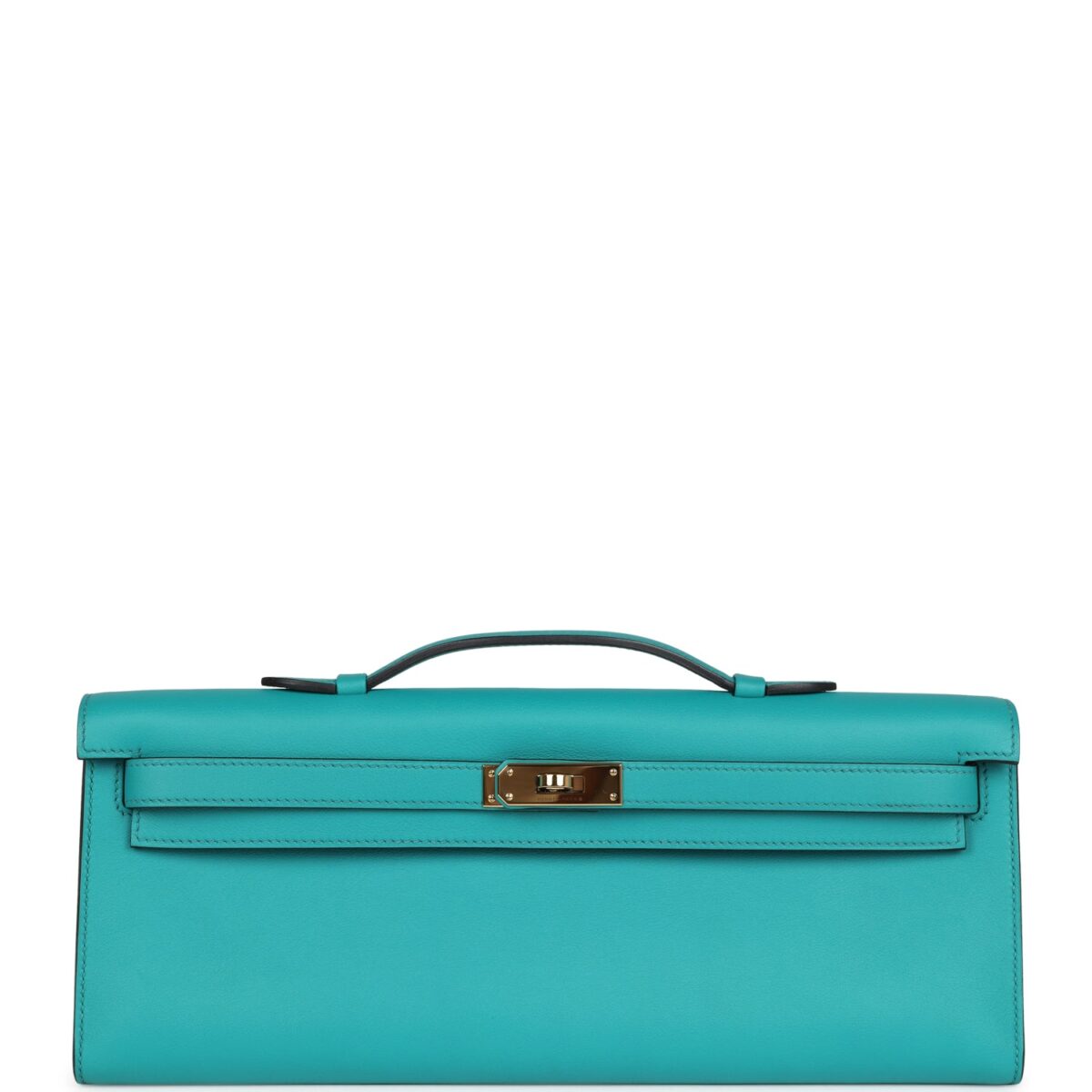 Hermes Kelly Cut Bleu Paon Swift GHW