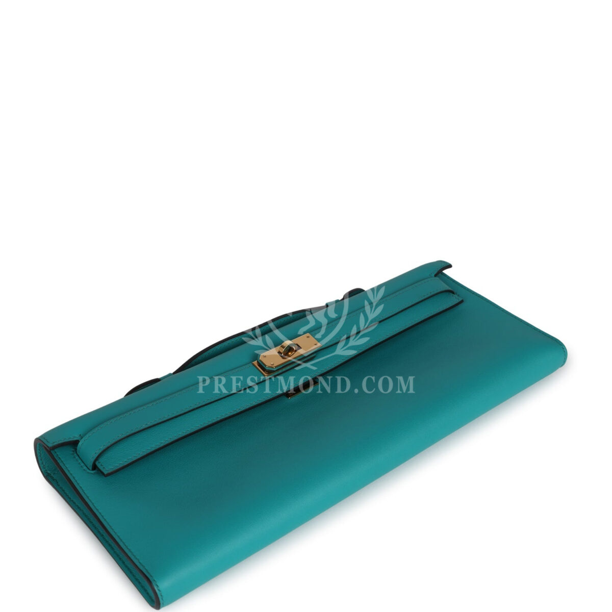 Hermes Kelly Cut Bleu Paon Swift GHW — изображение 6