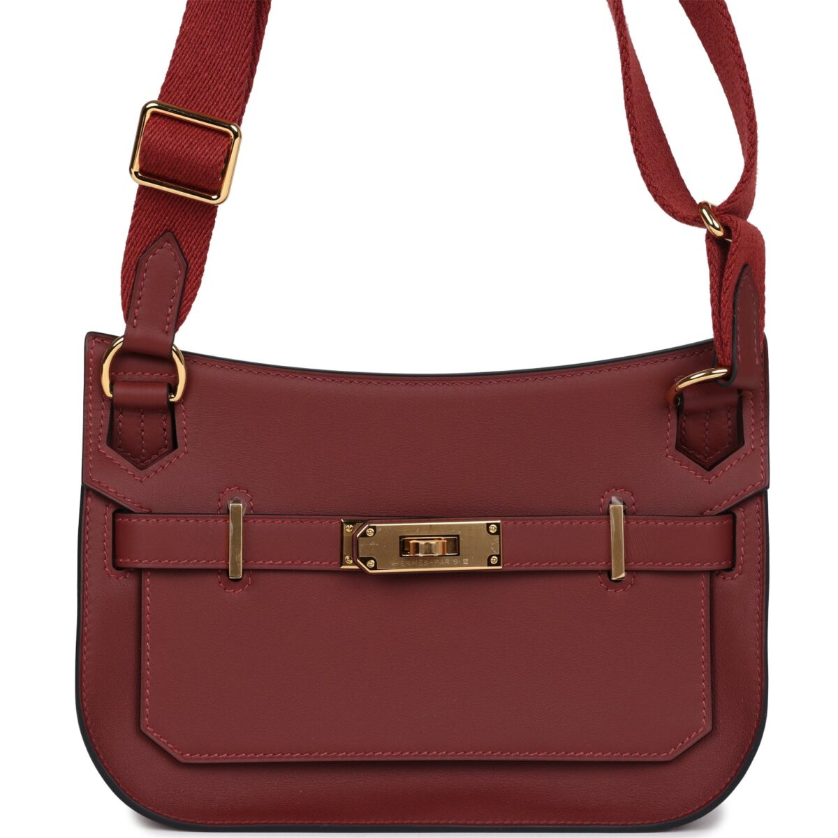 Hermes Mini Jypsiere Rouge H Swift GHW