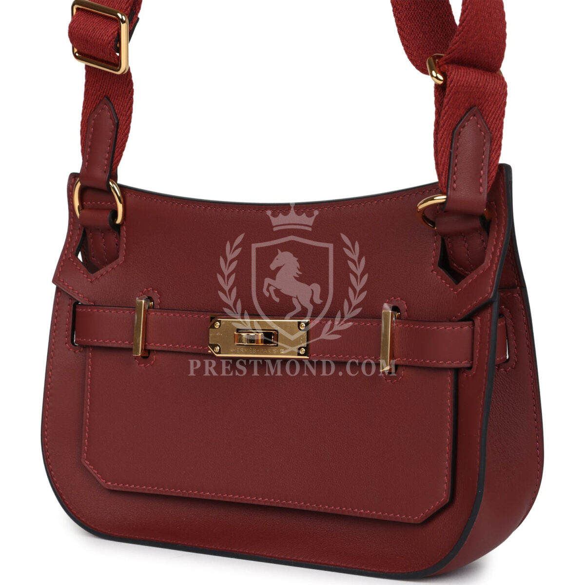 Hermes Mini Jypsiere Rouge H Swift GHW — изображение 5