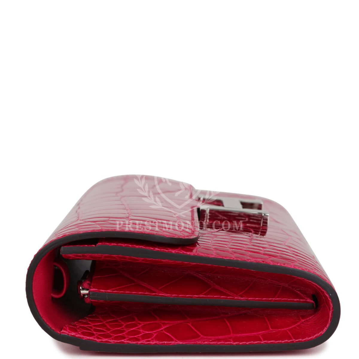 Hermes Constance Wallet To Go Rose Mexico Shiny Alligator PHW — изображение 3