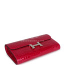 Hermes Constance Wallet To Go Rose Mexico Shiny Alligator PHW