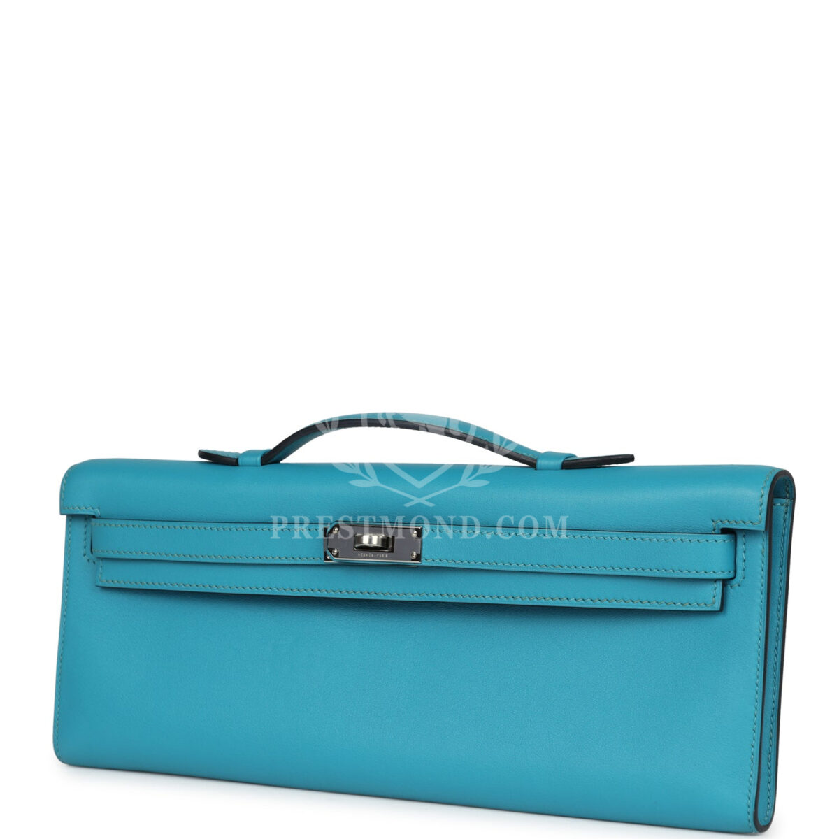 Hermes Kelly Cut Turquoise Swift PHW — изображение 5