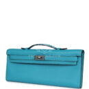 Hermes Kelly Cut Turquoise Swift PHW