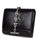 Hermes Chaine d' Ancre Wallet to Go Black Varanus Niloticus Lizard PHW