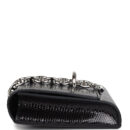 Hermes Chaine d' Ancre Wallet to Go Black Varanus Niloticus Lizard PHW