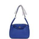 Hermes Lindy 26 Bleu Royal Clemence PHW