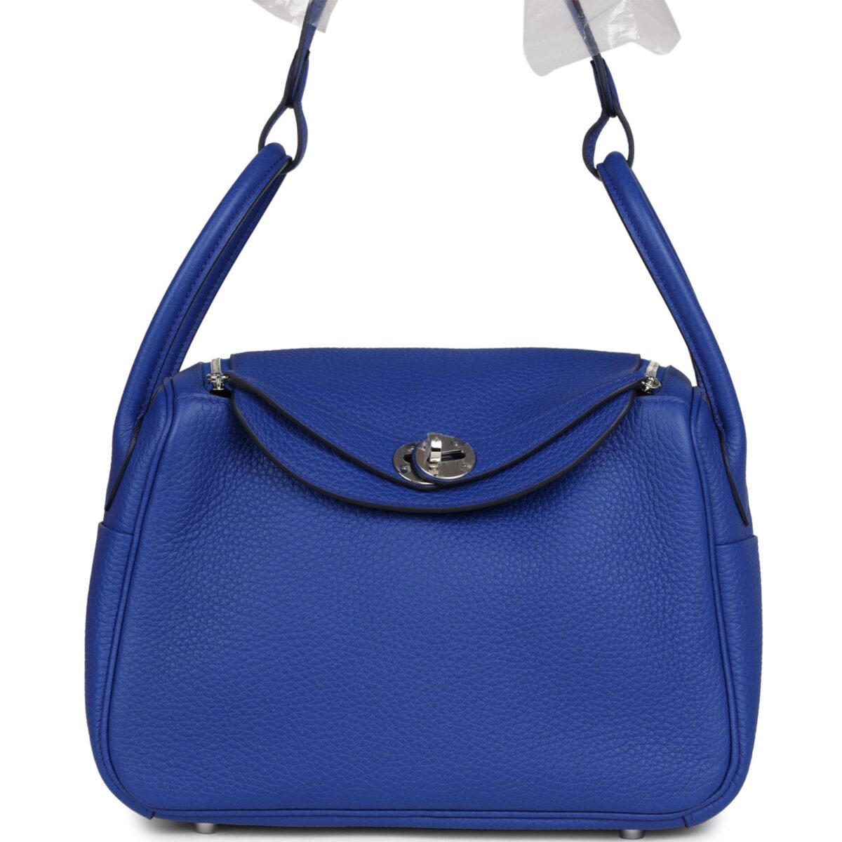 Hermes Lindy 26 Bleu Royal Clemence PHW