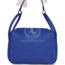 Hermes Lindy 26 Bleu Royal Clemence PHW