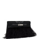 Hermes Kelly Elan Foile Chevre Chamkila and Ostrich Feather PHW