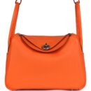 Hermes Lindy 26 Orange Minium Clemence PHW