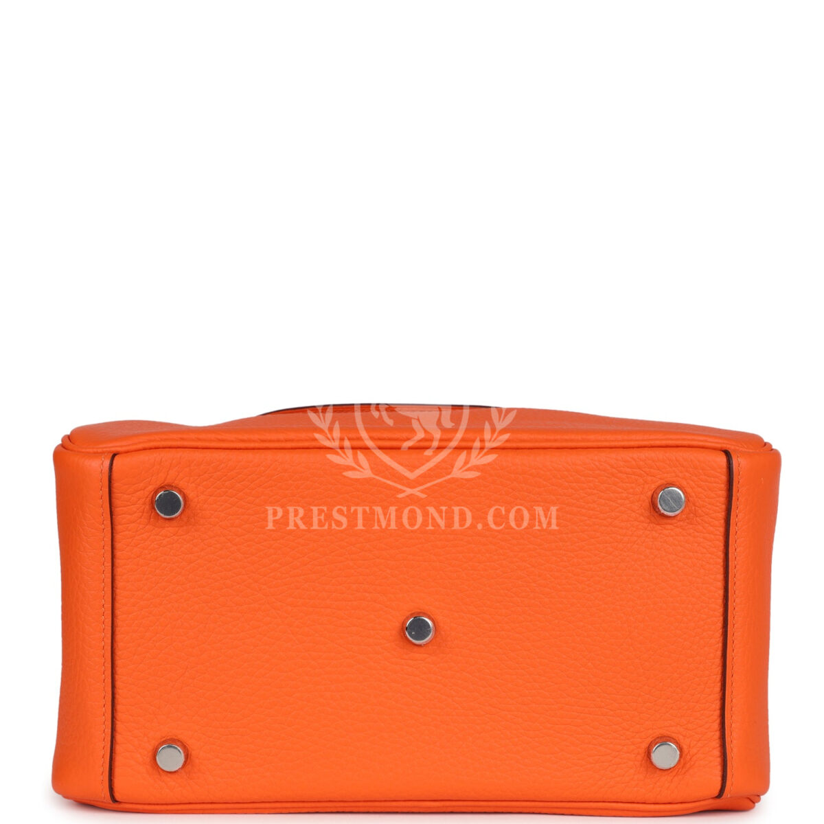 Hermes Lindy 26 Orange Minium Clemence PHW — изображение 6