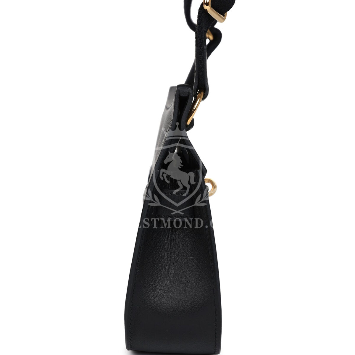 Hermes Mini Jypsiere Black Evergrain GHW — изображение 3