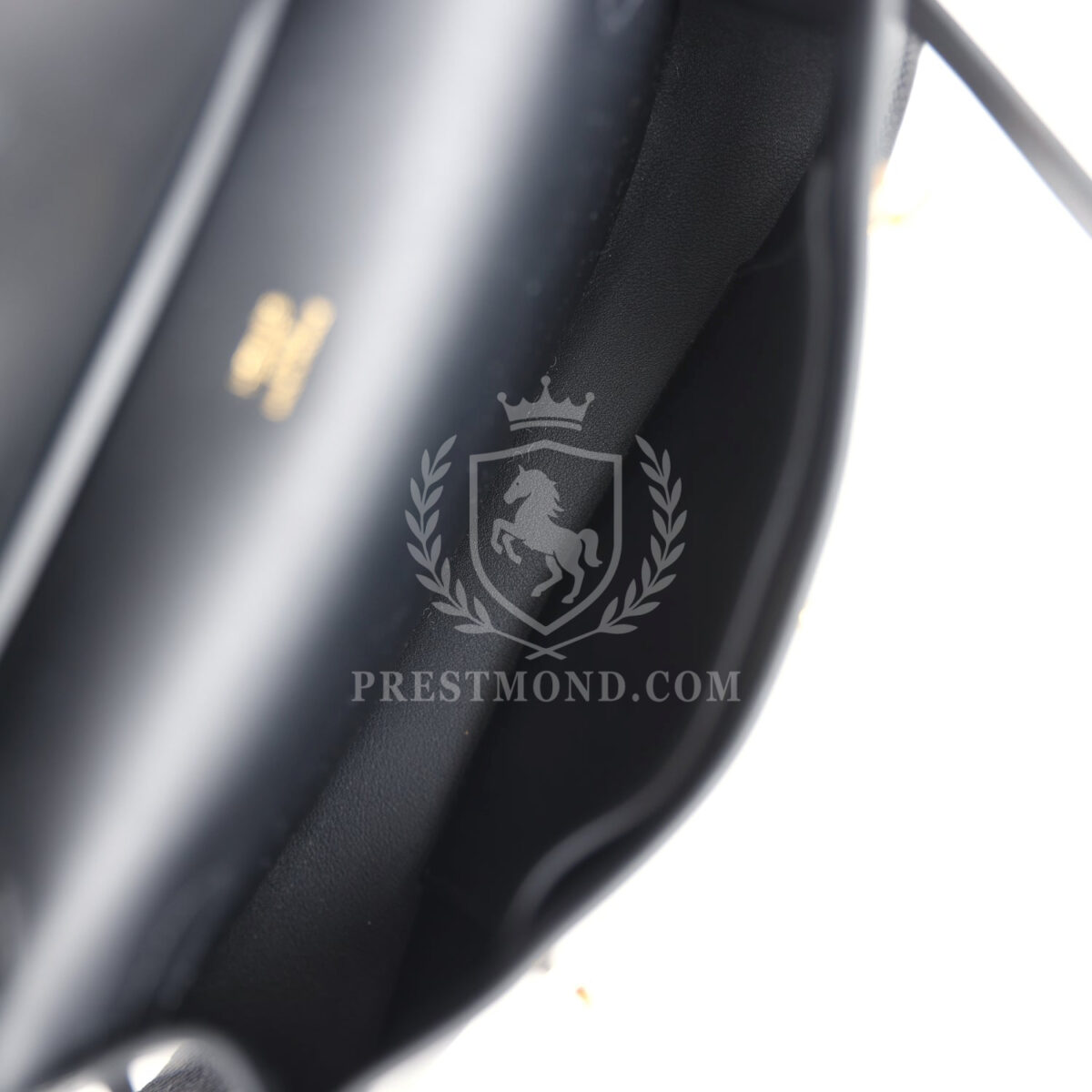 Hermes Mini Jypsiere Black Evergrain GHW — изображение 9