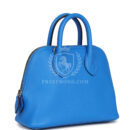 Hermes 1923 Bolide Mini Bleu France Evercolor PHW
