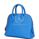 Hermes 1923 Bolide Mini Bleu France Evercolor PHW
