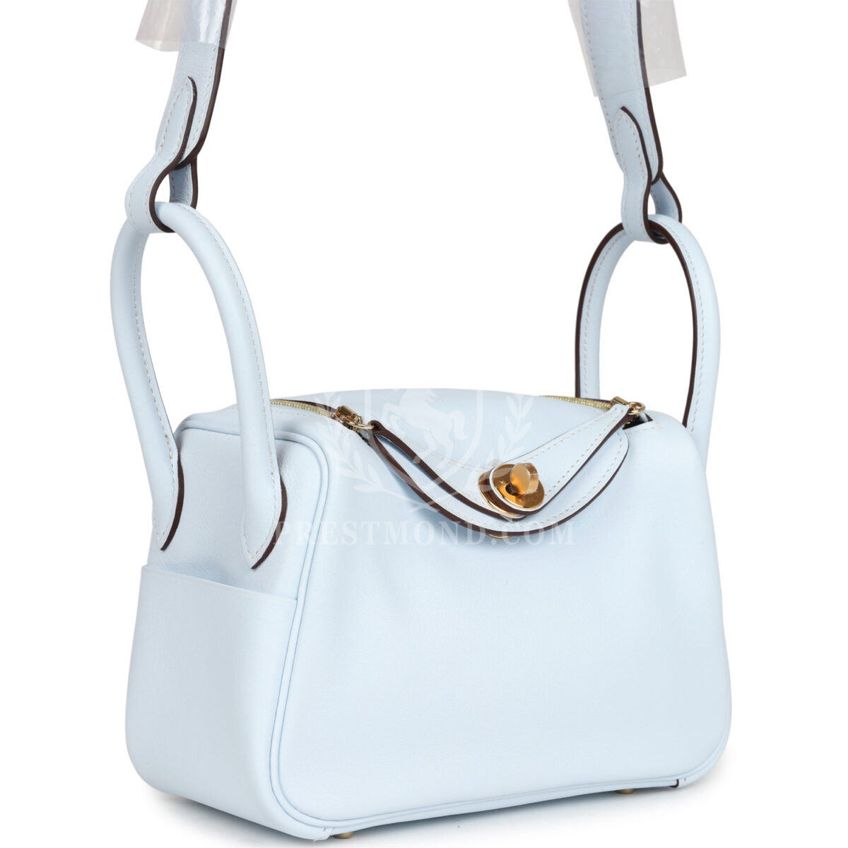 Hermes Mini Lindy Bleu Brume Swift GHW — изображение 2