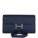 Hermes Constance Wallet To Go Bleu Navy Epsom PHW