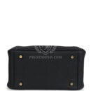 Hermes Mini Lindy II Black Clemence GHW