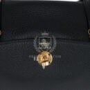 Hermes Mini Lindy II Black Clemence GHW