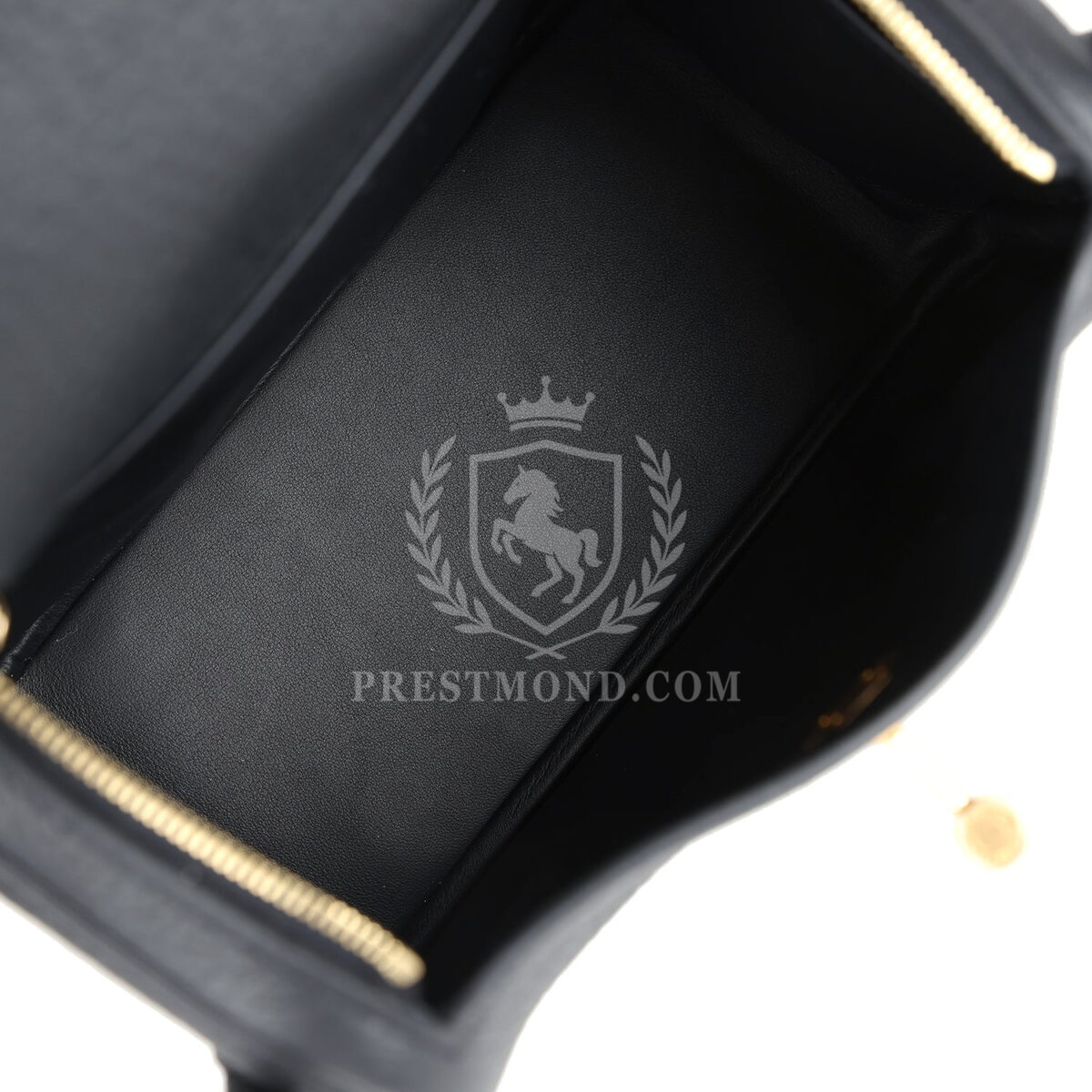 Hermes Mini Lindy II Black Clemence GHW — изображение 9