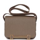 Hermes Geta Etoupe Chevre GHW