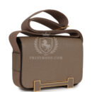 Hermes Geta Etoupe Chevre GHW