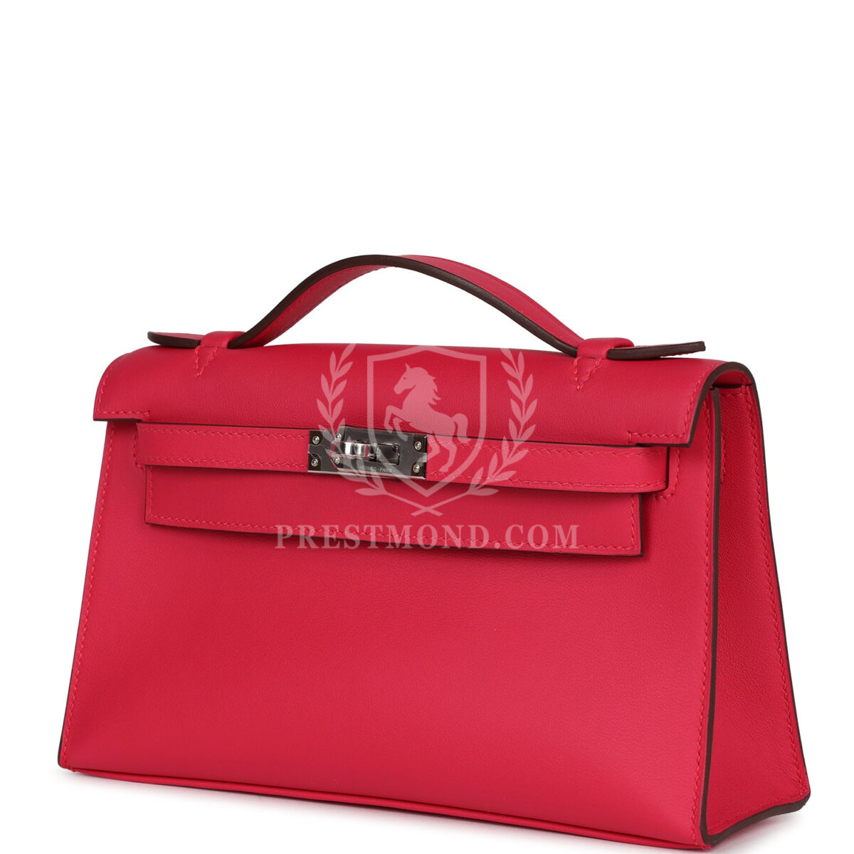 Hermes Kelly Pochette Rose Extreme Swift PHW — изображение 5