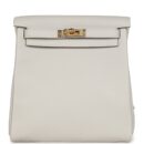 Hermes Kelly Ado II Backpack Gris Perle Evercolor GHW