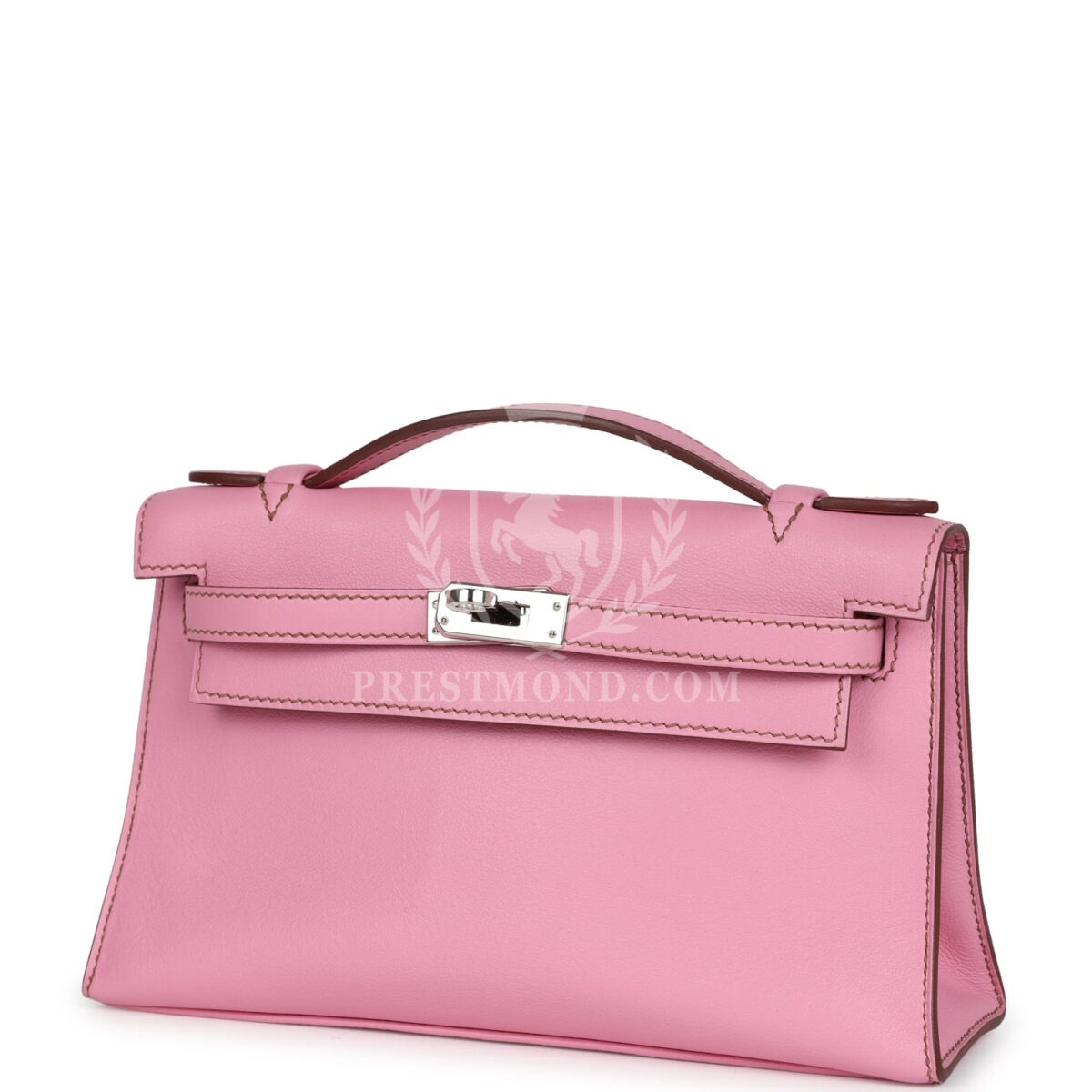 Hermes Kelly Pochette Bubblegum Swift PHW — изображение 5