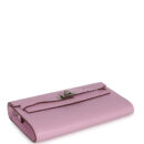 Hermes Kelly Wallet To Go Mauve Sylvestre Epsom PHW