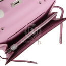 Hermes Kelly Wallet To Go Mauve Sylvestre Epsom PHW