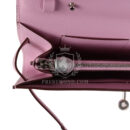 Hermes Kelly Wallet To Go Mauve Sylvestre Epsom PHW