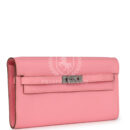 Hermes Kelly Wallet To Go Rose Confetti Epsom PHW